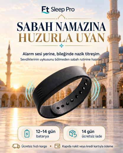 Ft Sleep Pro – Sessiz Titreşimli Çok Fonkisyonlu Alarm Bilekliği